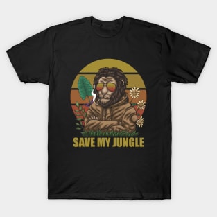 lion save my jungle T-Shirt